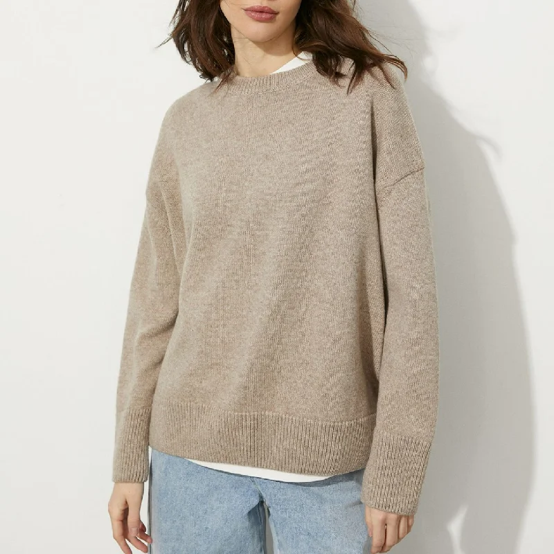 Casual Pullover Knitted Sweaters for Women Leg Sleeve Comfort