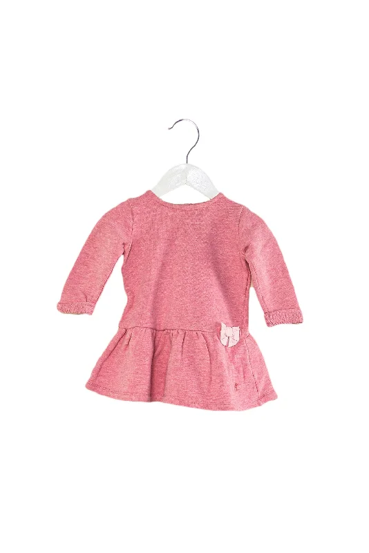 Petit Bateau Sweater Dress 6-12M Seamless Knitted Crochet