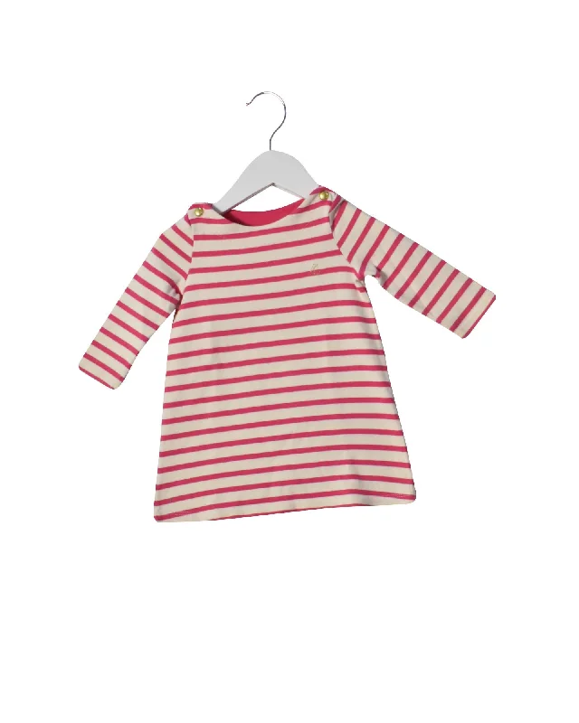 Petit Bateau Sweater Dress 18M Front Pockets Side Pockets Patch Pockets