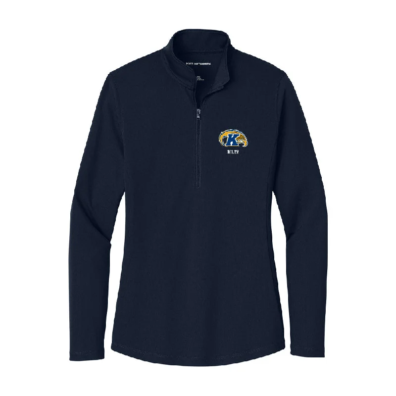 Kent State - NCAA Women's Gymnastics : Gabby Riley - Women's Lightweight Quarter Zip Jacket Elasticated Jacket Padded Jacket Insulated Jacket