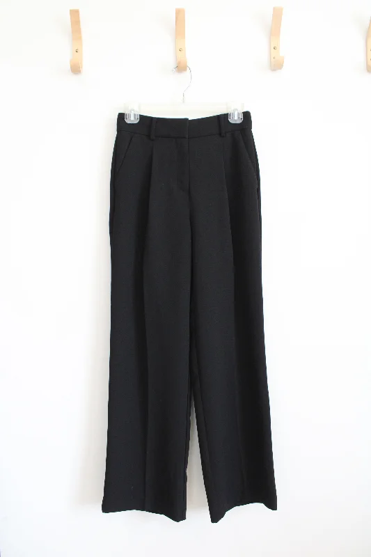 NEW LOFT Black Trouser Pants | 0 Petite Trousers Recommended Stylist