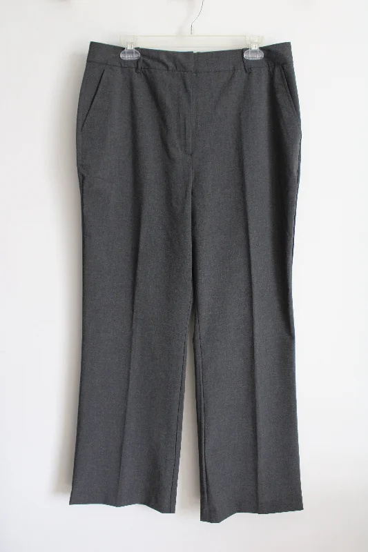 Worthington Gray Trouser Pant | 12 Trousers Low Rise Relaxed