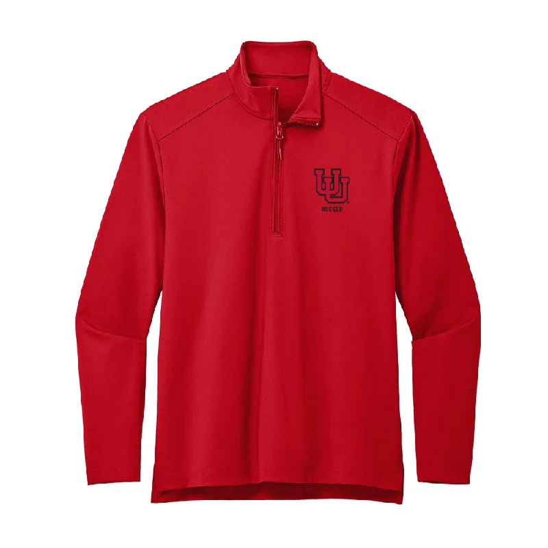 Utah - NCAA Women's Gymnastics : Jaedyn Rucker - Premium Quarter Zip Jacket Satin Jacket Silk Jacket Chiffon Jacket