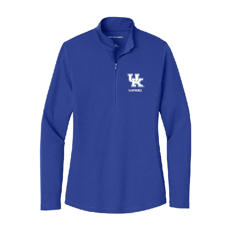 Kentucky - NCAA Women's Gymnastics : Kaila Lawrence - Women's Lightweight Quarter Zip Jacket Tailored Jacket Straight Jacket A-Line Jacket