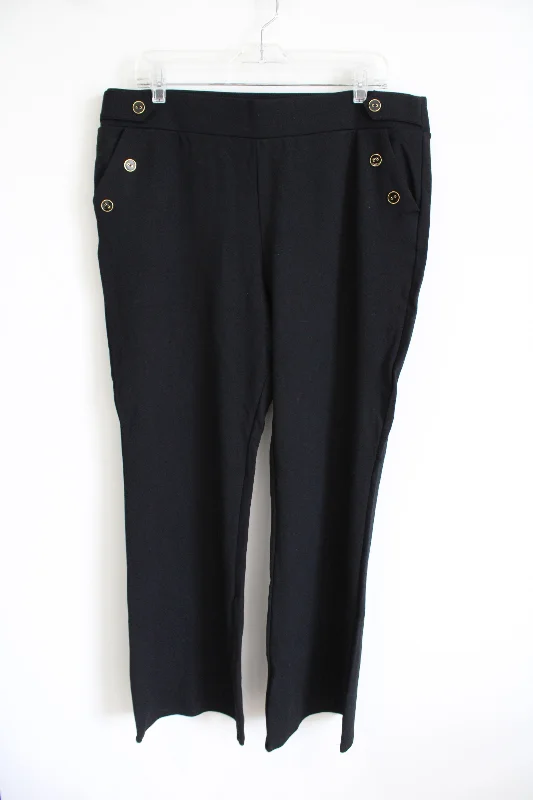 Maurices Black Trouser Pant | XL Long Trousers cozy soft